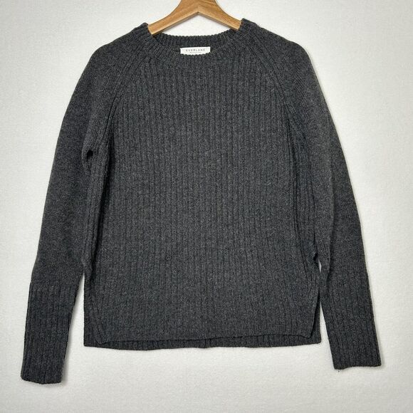 Everlane Sweaters - Everlane Sweater Women's Small Gray Wool Cashmere Crew Neck Pullover
